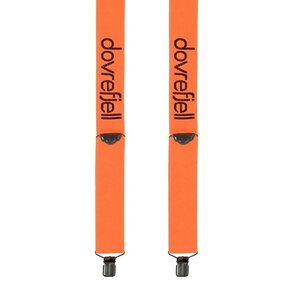 Dovrefjell Vision suspenders, jaw clamps orange